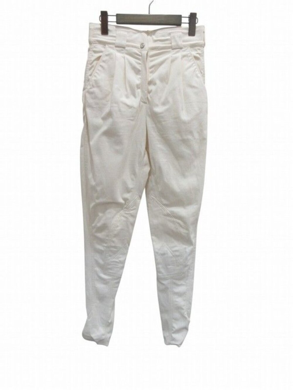 Hermes Jopper Pants White Cotton German 42